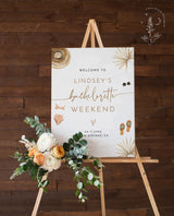Bachelorette Welcome Sign | Tropical Bachelorette Party 
