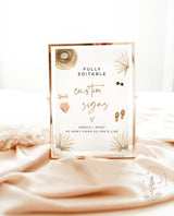 Tropical Bachelorette Party Sign | Beach Bachelorette Party Sign
