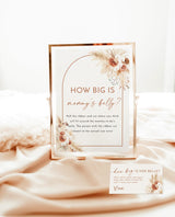 Boho Baby Shower Game Bundle | Pampas Grass Baby Shower