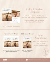 Graduation Party Invitation Template | Minimalist Graduation Announcement