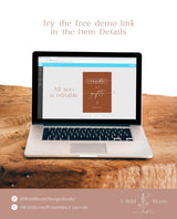 Minimalist Cards and Gifts Sign | Modern Wedding Sign Template