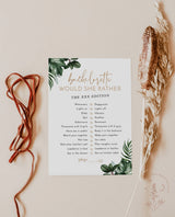 Would She Rather Bachelorette Game | Tropical Bachelorette Game