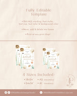 Bachelorette Welcome Poster Template | Desert Bachelorette Party