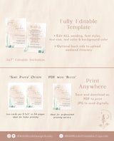 Palm Springs Bachelorette Party Invite | Mexico Bachelorette Party Invite