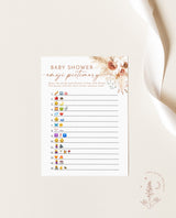Emoji Pictionary Game | Baby Shower Emoji Pictionary