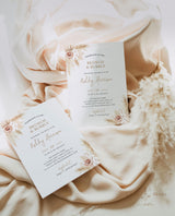 Pampas Grass Bridal Shower Invitation | Brunch and Bubbly Invite