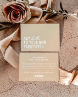Boho Small Business Thank You Card | Editable Thank You Card Template