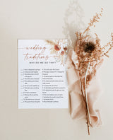 Wedding Traditions Game | Bridal Shower Trivia Game 