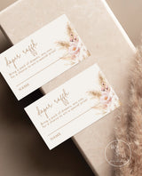Diaper Raffle Card | Boho Baby Shower Diaper Raffle