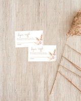 Diaper Raffle Card | Boho Baby Shower Diaper Raffle