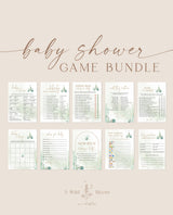Cactus Baby Shower Game Bundle | Let's Fiesta Baby Shower
