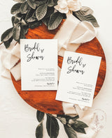 Minimalist Bridal Shower Invitation | Boho Bridal Shower Invite 