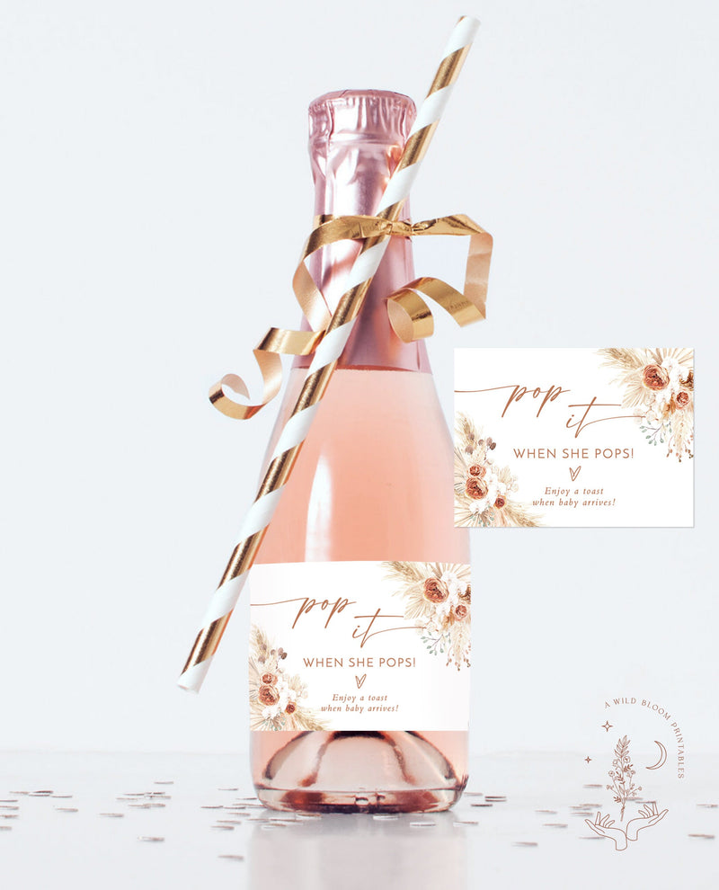 pop-when-she-pops-label-mini-champagne-bottle-label-template-wild-bloom-design-studio for Champagne Bottle Labels Free Printable Pop When She Pops Label | Mini Champagne Bottle Label Template – Wild Bloom Design Studio for Champagne Bottle Labels Free Printable