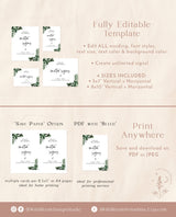 Tropical Custom Sign Template | Tropical Baby Shower Sign