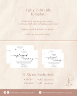 Minimalist Unplugged Ceremony Wedding Sign | Modern Unplugged Ceremony Sign