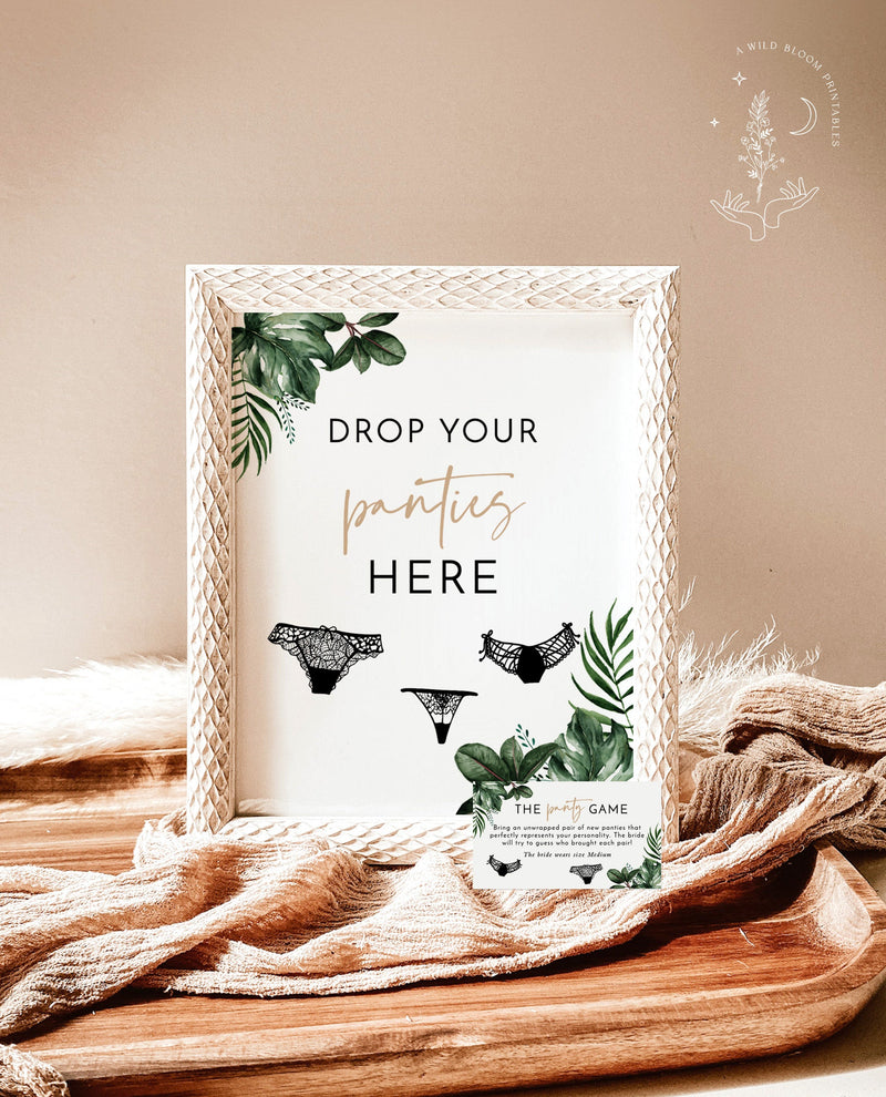 Bachelorette Party Game | Drop Your Panties Game 