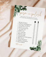 Porn Or Polish Bachelorette Game | Tropical Bachelorette Party