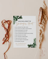 Bachelorette Scavenger Hunt Game | Tropical Bachelorette Party