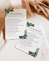 Bachelorette Scavenger Hunt Game | Tropical Bachelorette Party