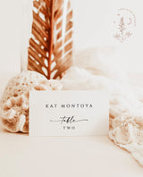 Modern Wedding Place Cards | Minimalist Place Cards 