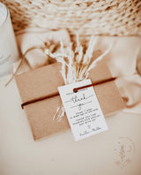 Thank You Favor Tag Template | Editable Favor Tag