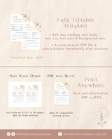 Baby Shower Advice and Predictions Card | Girl Baby Shower