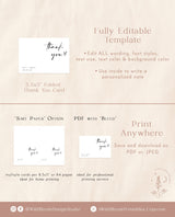 Minimalist Thank You Card | Thank You Card