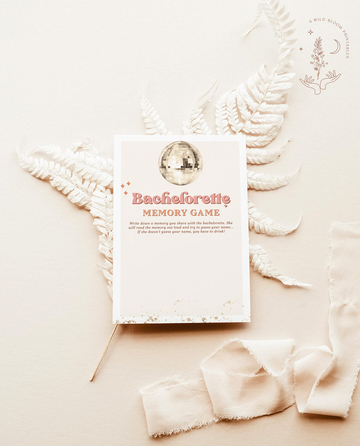 Bachelorette Memory Game | Retro Bachelorette Game