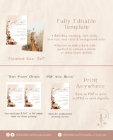 Fall Baby Shower Invitation Template | A Little Pumpkin is on the Way