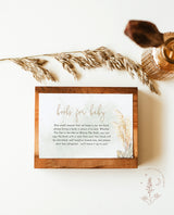 Books for Baby Card | Pampas Grass Baby Shower