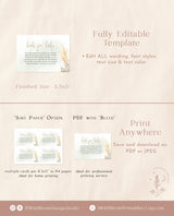 Books for Baby Card | Pampas Grass Baby Shower