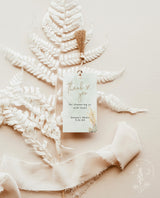 Pampas Grass Thank You Shower Favor Tag | Editable Favor Tag Template