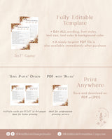 Fall Bridal Trivia Game | How Well Do You Know the Bride-to-Be Game