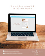 Over or Under Baby Shower Game Template | Fall Baby Shower Game
