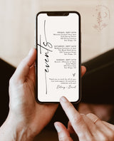 Minimalist Weekend Itinerary | Digital Itinerary Template