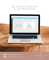 Rainbow Thank You Cards Template | Editable Thank You Card