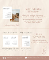 Minimalist Virtual Wedding Announcement Card | Covid Wedding Update