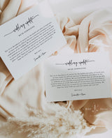 Minimalist Wedding Downsize Announcement Card | Covid Wedding Update 