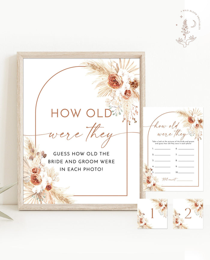 How Old Were The Bride and Groom Game | Guess How Old Game