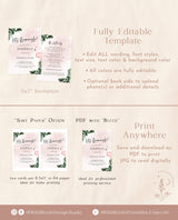 Let's Flamingle Bachelorette Party Invitation | Tropical Bachelorette Itinerary 