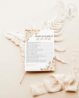 Fall Bridal Trivia Game | How Well Do You Know the Bride-to-Be Game