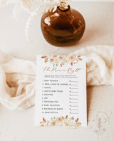The Price is Right Baby Shower Game | Fall Baby Shower Game