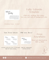 Minimalist Books for Baby Card | Book Request Insert Template