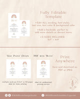 Boho Baby Shower Menu | Rainbow Baby Shower Food Menu