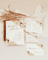 Bohemian Bridal Shower Invite | Autumn Bridal Shower Bundle