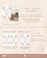 Fiesta Bridal Shower Editable Invitation Template | Southwestern Shower Invite