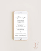 Minimalist Weekend Itinerary | Digital Itinerary Template