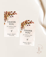 Fall Wedding Favor Tag | Terracotta Favor Tag