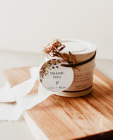 Fall Wedding Favor Tag | Terracotta Wedding Favor Tags