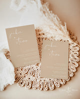 Modern Wedding Invitation Suite | Minimalist Wedding Invite